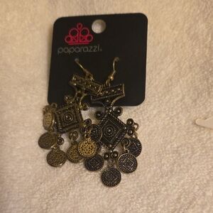 Paparazzi Gold Dangle Earrings